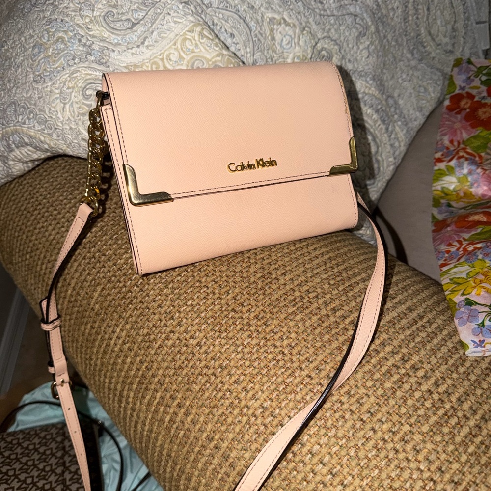 Calvin Klein Blush Crossbody Bag